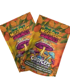 2 X Cordyceps Mushroom Gummies Infused with Hemp