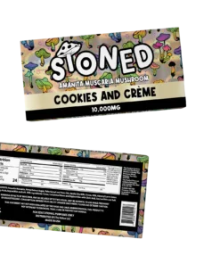 Amanita Muscaria Mushroom Chocolate Cookies and crème Flavor 10,000mg