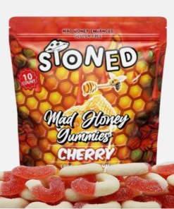STONED MUSHROOM GUMMIES Mad Honey Gummies