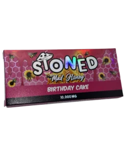 Alternative view of STONED MUSHROOM CHOCOLATE Mad Honey Birthday Cake Chocolate Bar